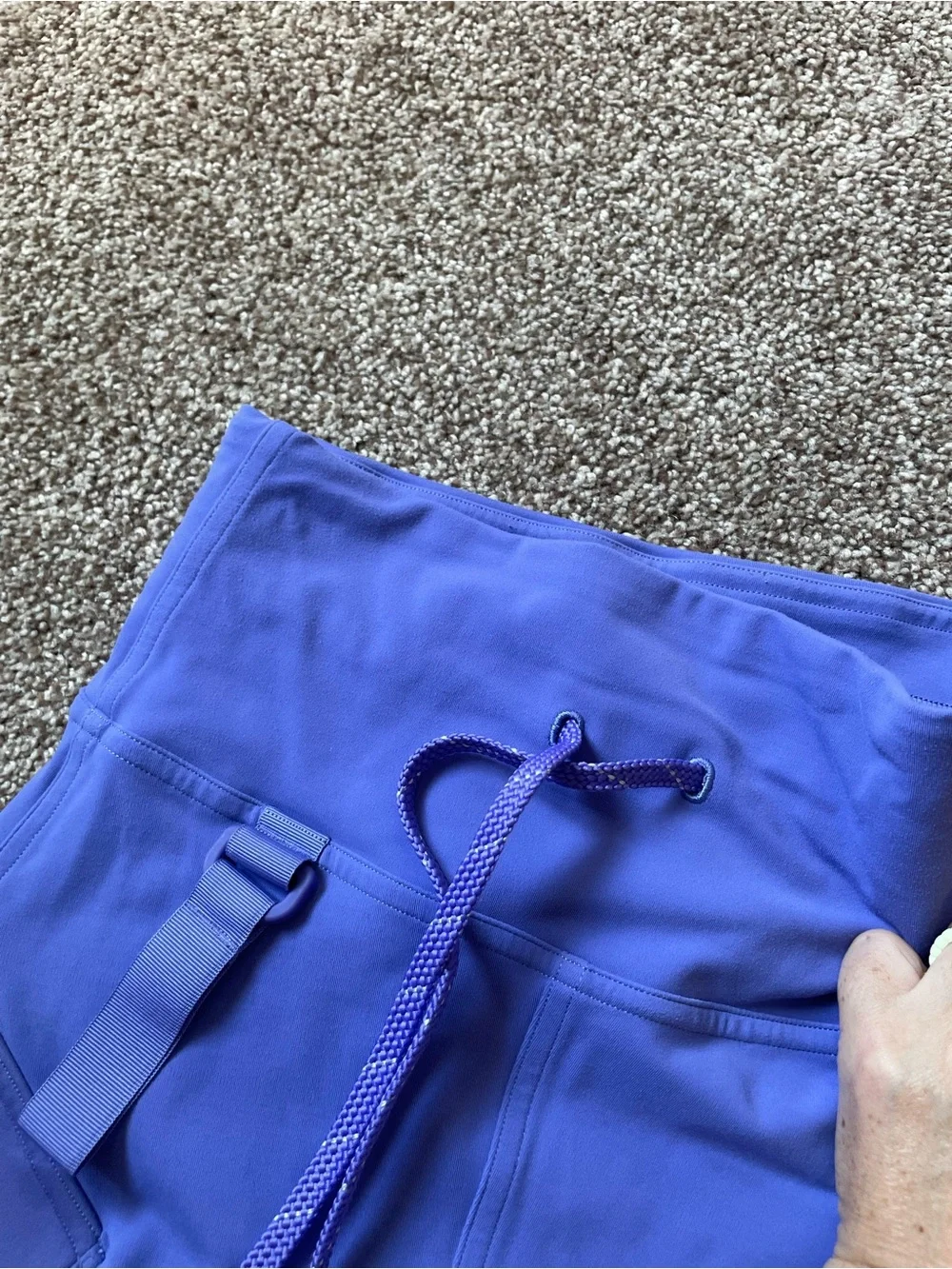 lululemon athletica Purple Leggings with Drawstring